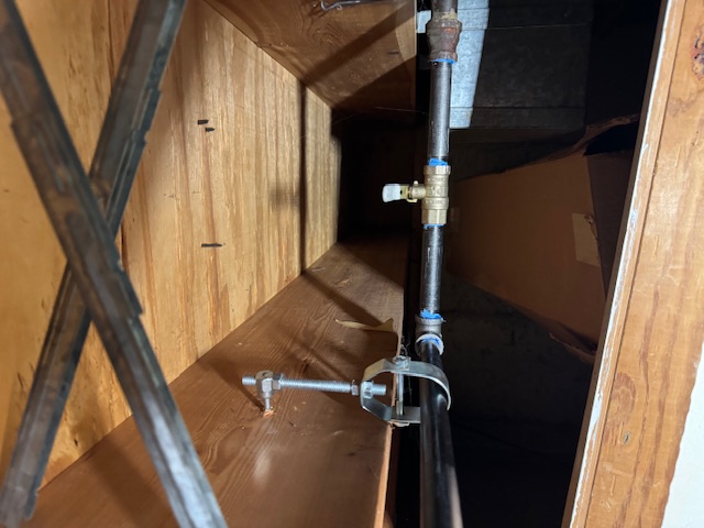 Fireplace Gas Piping Project in Darien, IL